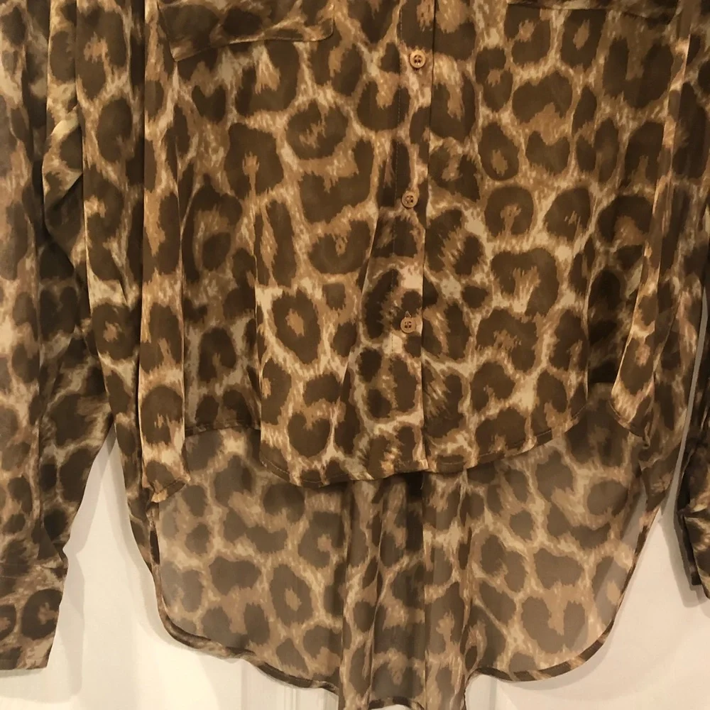 Free People Button up V-Neck Blouse - Picture 3 of 7